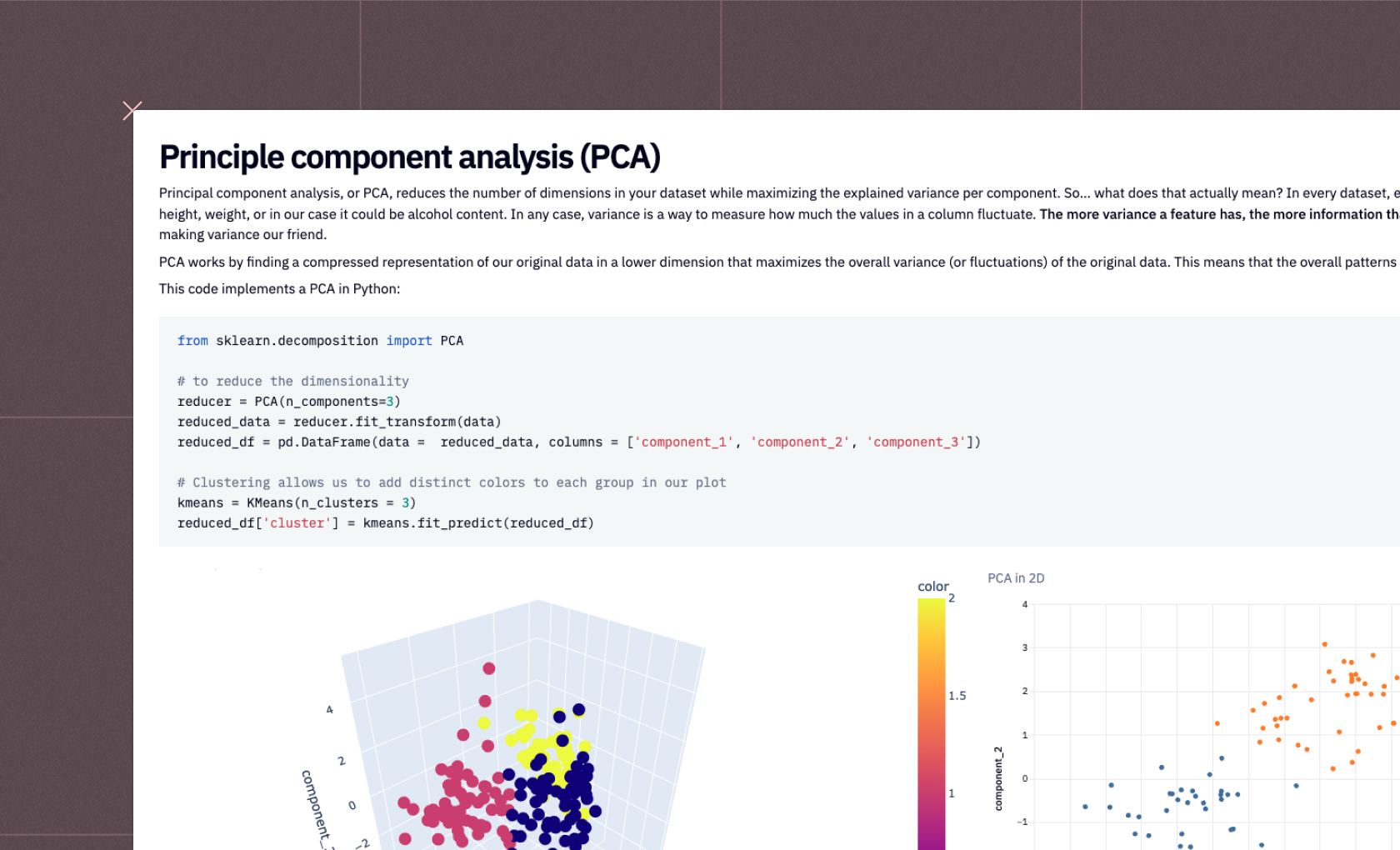 Linear Dimensionality Reduction